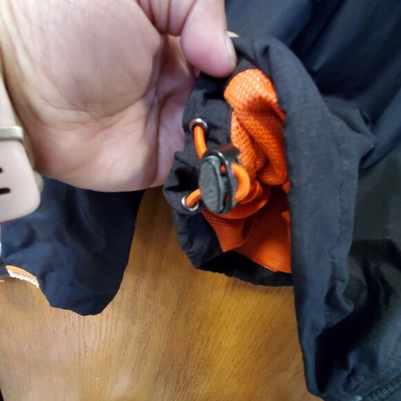 SuperDry Japan Professional The Windhiker Jacket Men's Size L Black/Orange Zip - Picture 13 of 16